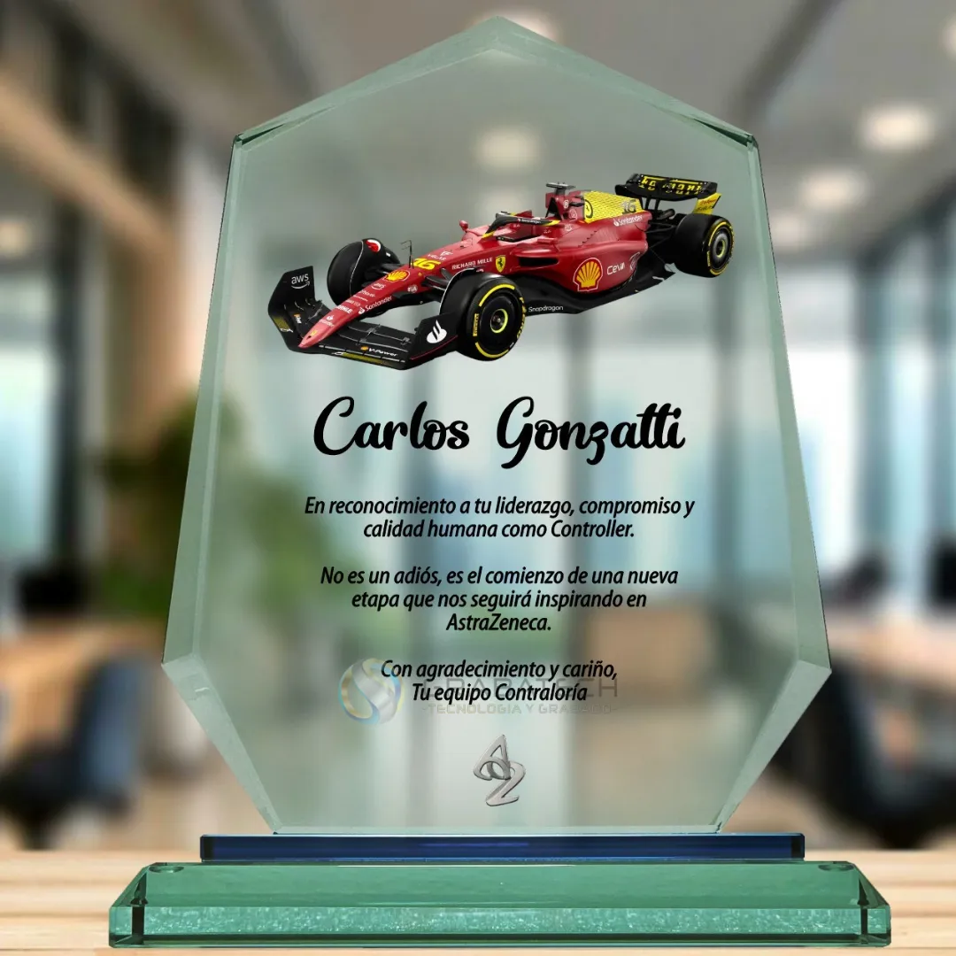 Placa de vidrio templado con impresión a color y base de vidrio verde